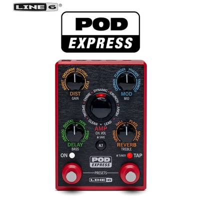 LINE6  POD Express Guitar ギター用 アンプシュミレーター ラインシックス 【 ＣＯＣＯＳＡ熊本店 】