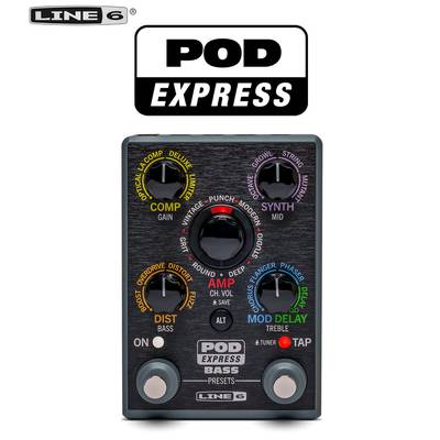 LINE6  POD Express Bass ベース用 アンプシュミレーター ラインシックス 【 ＣＯＣＯＳＡ熊本店 】