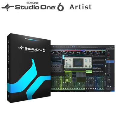 PreSonus  Studio One 6 Artist 通常版 ダウンロードカード 宅配納品 プレソナス 【 広島パルコ店 】