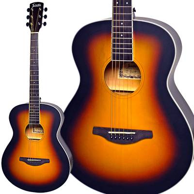 Soldin  SFG-15 Brown Sunburst Satin アコースティックギター 艶消し塗装 木目調ペグ 小ぶりなフォークサイズ ソルディン 【 水戸マイム店 】