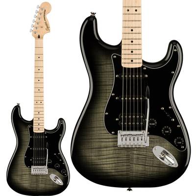 Squier by Fender  Affinity Series Stratocaster FMT HSS Maple Fingerboard Black Pickguard Black Burst エレキギター ストラトキャスター ブラック 黒 スクワイヤー / スクワイア 【 イオンタウンユーカリが丘店　 】