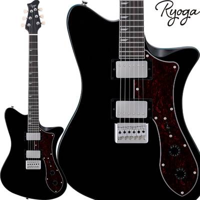 Ryoga  SKATER Black エレキギター ハムバッカー ベイクドメイプルネックスケーター リョウガ 【 ＭＳ船堀 】