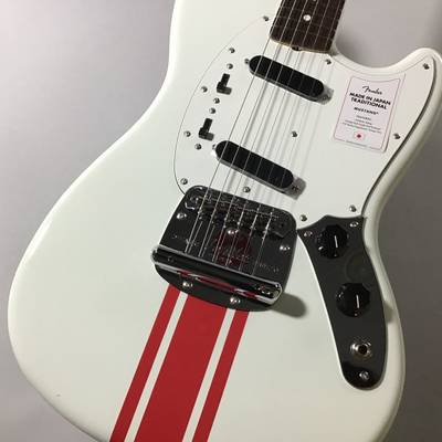 Fender  2023 Collection MIJ Traditional 60s Mustang Olympic White with Red Competition Stripe エレキギター ムスタング フェンダー 【 仙台ロフト店 】