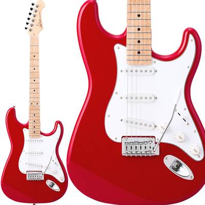 LaidBack  LST-5-M-3S Carmine Red エレキギター ストラトタイプ ハムバッカー切替可能 アルダーボディ レイドバック 【 イオンモール佐賀大和店 】