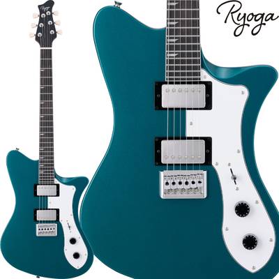 Ryoga  SKATER Ocean Turquoise Blue エレキギター ハムバッカー ベイクドメイプルネックスケーター リョウガ 【 郡山アティ店 】