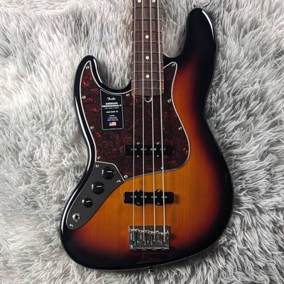 Fender  American Professional II Jazz Bass Left-Hand, Rosewood Fingerboard, 3-Color Sunburst ジャズベース レフティ 左利き用 フェンダー 【 ラゾーナ川崎店 】