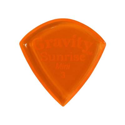 Gravity Guitar Picks  GSUM3P GRAVITY GUITAR PICKS sunrise -Mini- 3.0mm Orange ギターピック グラヴィティギターピッ 【 イオンモール高崎店 】