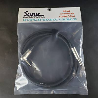 Sonic  SC-03L SUPER-SONIC CABLE 3メートル、ストレートプラグ-Lプラグ ソニック 【 イオンモール筑紫野店 】