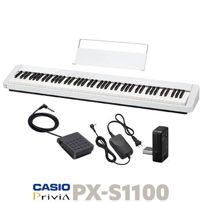 CASIO  カシオ PX-S1100 WE 電子ピアノ 88鍵盤 Privia プリヴィア【即納可能】 カシオ 【 京王聖蹟桜ヶ丘店 】