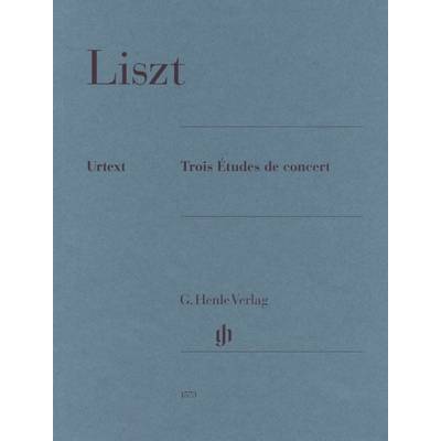 （1573）リスト 3つの演奏会用練習曲/改訂版/Jost編/Schneidt運指（原典版／ヘンレ社）Franz LISZT 3 Etude ／ ヘンレー