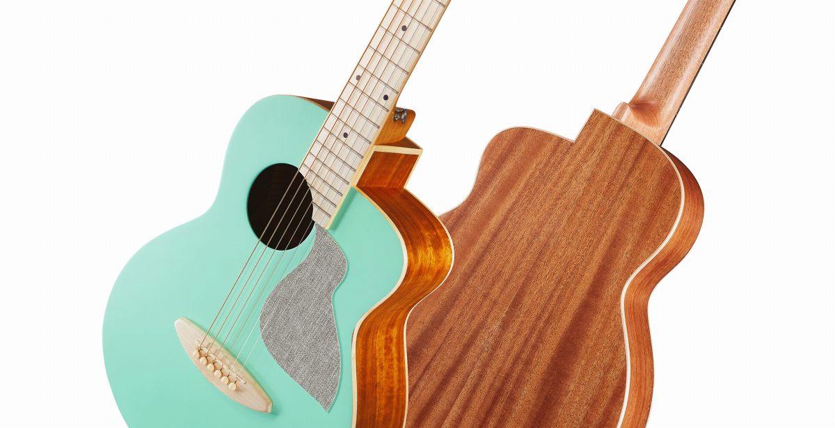 aNN-MC10アコースティックギター コンパクトサイズ ミニギター トップ単板 Pantone パントン Colorシリーズ パステルカラー 関連画像