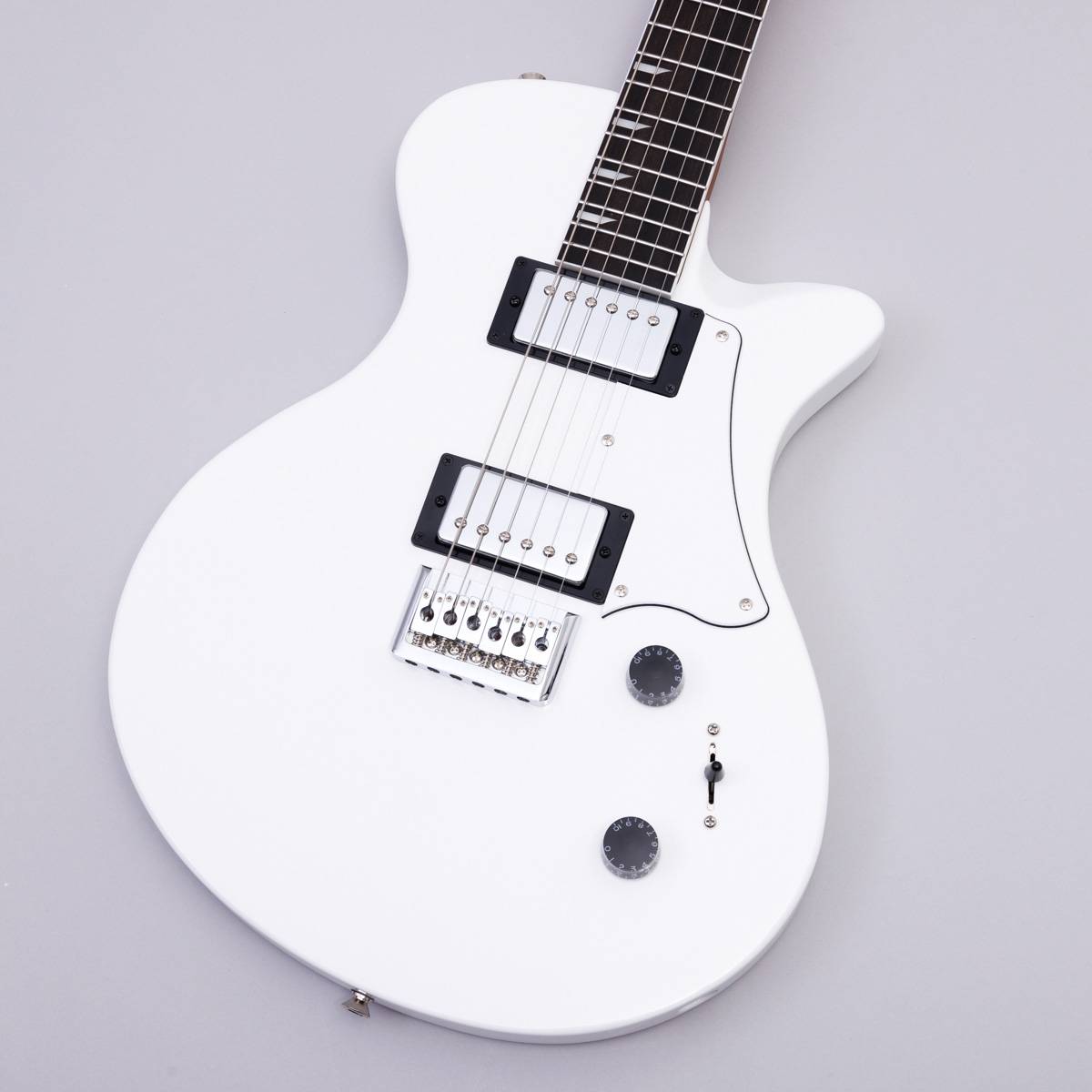 HORNET White エレキギター初心者12点セット【ミニアンプ付き】ハムバッカー ベイクドメイプルネック 関連画像