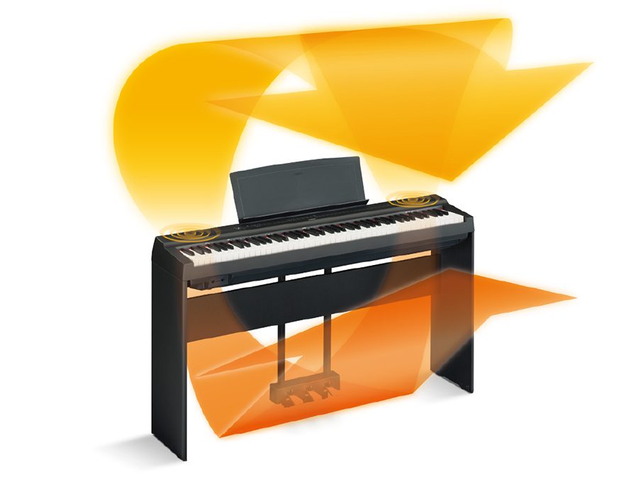 P-121 WH Xスタンド・Xイス・ヘッドホンセット 電子ピアノ 73鍵盤  関連画像