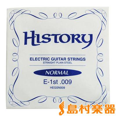 HISTORY HEGSN009 エレキギター弦 10本セット 【バラ弦】 ヒストリー 【生産完了品 在庫限り】