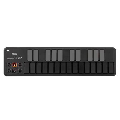 KORG nanoKEY2 BK (ブラック) MIDIキーボード スリムライン USB 25鍵盤 コルグ 