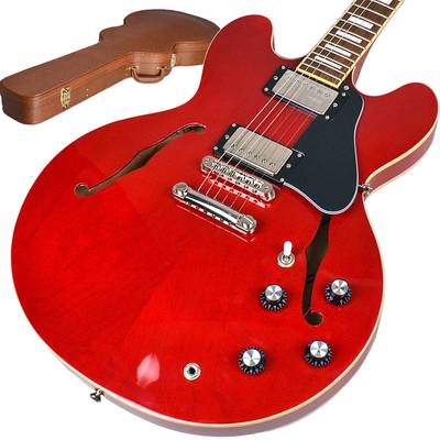 【ハードケース付属】 Burny SRSA65 Cherry エレキギター セミアコ ES-335タイプ ホロウボディ チェリー バーニー 【島村楽器WEBSHOP限定】