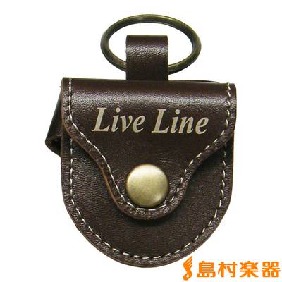 Live Line LPC1200CH レザーピックケース　【チョコレート】 ライブライン 