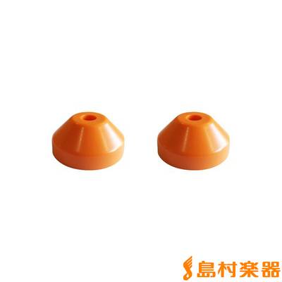 stokyo アダプター ドーム型 7インチ 2個入りパック Plastic 45RPM Dome Adapter ( P45D ) Orange ストウキョウ 