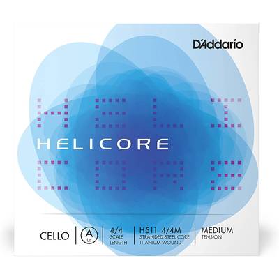 D'Addario H511 チェロ弦 Helicore Cello Strings ミディアムテンション 4/4スケール A線 【バラ弦1本】 ダダリオ 