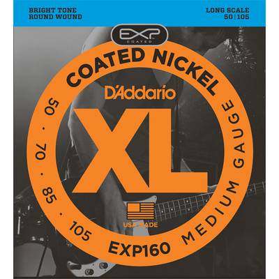 D'Addario EXP160 ニッケル コーティング弦 50-105 ミディアムゲージ ダダリオ エレキベース弦