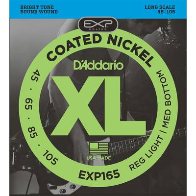 D'Addario EXP165 ニッケル コーティング弦 45-105 ライトトップミディアムボトム ダダリオ エレキベース弦