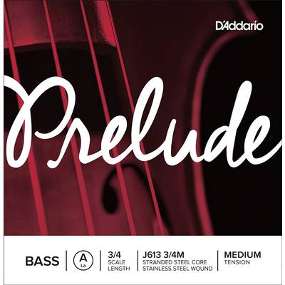D'Addario J613 コントラバス弦 Prelude Bass Strings ミディアムテンション 3/4スケール A線 【バラ弦1本】 ダダリオ 