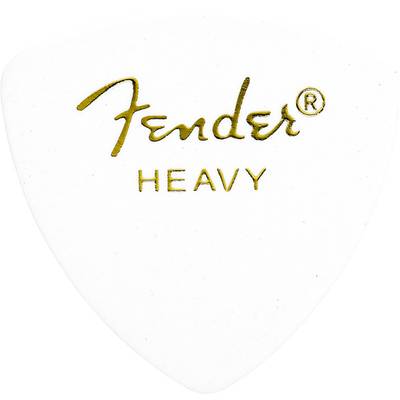 Fender 346 PICK 12 HEAVY ピック 12枚セット おにぎり型 ヘビー ホワイト ベースに最適 フェンダー 