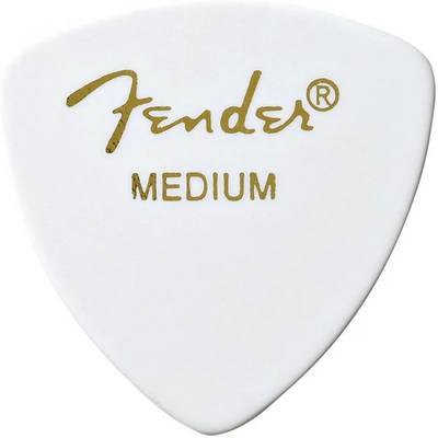 【定番ピック】 Fender 346 PICK 12 MEDIUM ピック 12枚セット おにぎり型 ミディアム ホワイト フェンダー 