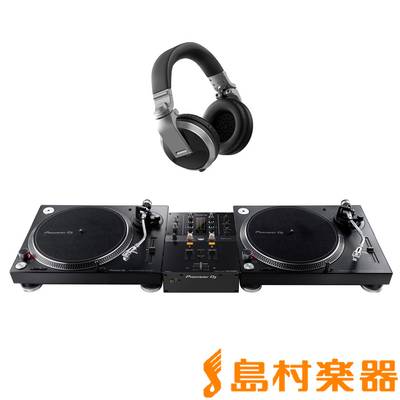 Pioneer DJ PLX-500-K + DJM-250MK2(ミキサー) + HDJ-X5-S(ヘッドホン) アナログDJセット パイオニア 