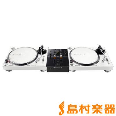 Pioneer DJ PLX-500-W + DJM-250MK2(ミキサー) アナログDJセット パイオニア 