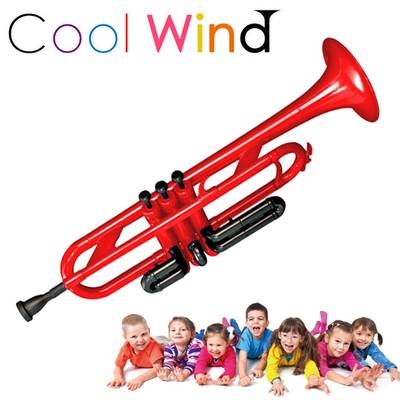 Cool Wind TR-200 レッド プラスチックトランペット 【 クールウィンド プラ管 プレゼント キッズ 子供 初心者 楽器 おもちゃ 】