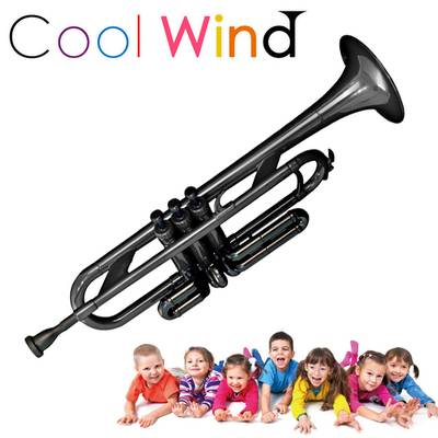 Cool Wind TR-200 ブラック プラスチックトランペット クールウィンド プラ管 プレゼント キッズ 子供 初心者 楽器 おもちゃ