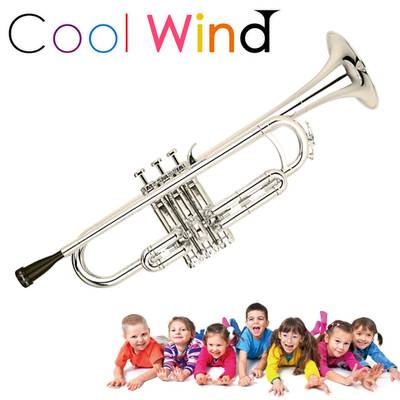 Cool Wind TR-200 シルバー プラスチックトランペット 【 クールウィンド プラ管 プレゼント キッズ 子供 初心者 楽器 おもちゃ 】