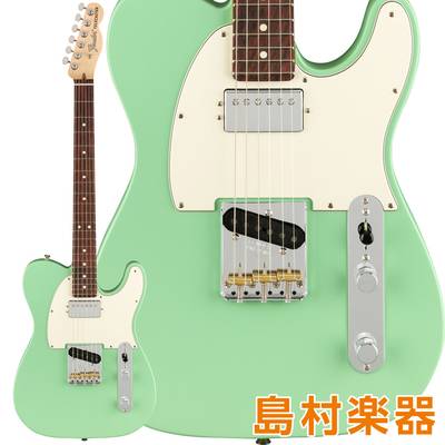 Fender American Performer Telecaster with Humbucking Rosewood Fingerboard Satin Surf Green エレキギター フェンダー 