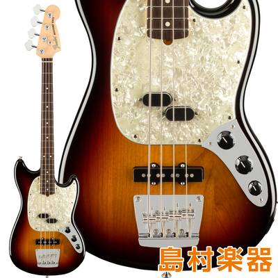 Fender American Performer Mustang Bass Rosewood Fingerboard 3-Color Sunburst エレキベース フェンダー 