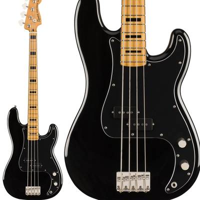 Squier by Fender Classic Vibe ’70s Precision Bass Maple Fingerboard Black プレシジョンベース スクワイヤー / スクワイア 