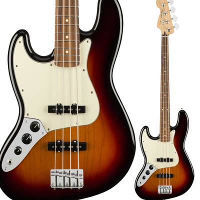 Fender Player Jazz Bass Left-Handed, Pau Ferro Fingerboard, 3-Color Sunburst ジャズベース 左利き用 フェンダー 