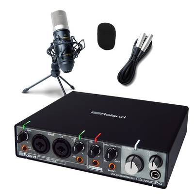 Roland rubix24（UA-55後継機種） 高音質配信・録音セット 動画配信 ローランド 