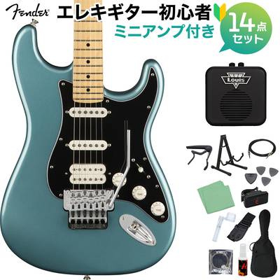 Fender Player Stratocaster with Floyd Rose Maple Fingerboard Tidepool 初心者14点セット 【ミニアンプ付き】 ストラトキャスター フェンダー 【WEBSHOP限定】