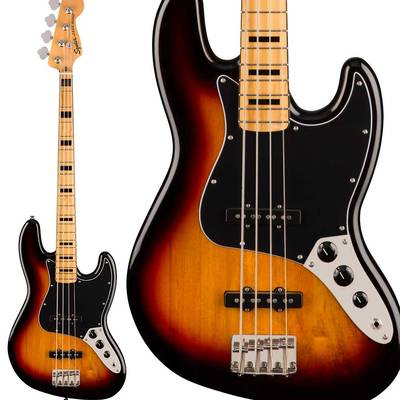 Squier by Fender Classic Vibe ’70s Jazz Bass Maple Fingerboard 3-Color Sunburst エレキベース ジャズベース スクワイヤー / スクワイア 
