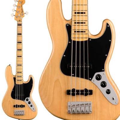 Squier by Fender Classic Vibe ’70s Jazz Bass V Maple Fingerboard Natural エレキベース ジャズベース 5弦 スクワイヤー / スクワイア 