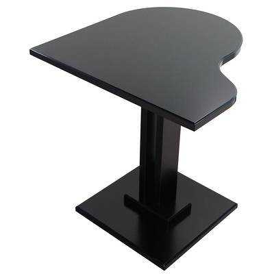 名陽木工 グランドピアノ型サイドテーブル 黒色艶消し塗装 GP Side Table メイヨウモッコウ 