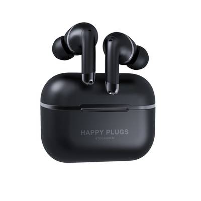 happy plugs AIR 1 ANC (ブラック) 完全ワイヤレスイヤホン Bluetoothイヤホン ハッピープラグス 