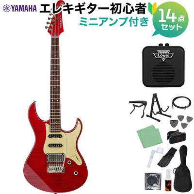 YAMAHA PACIFICA612VIIFMX Fired Red エレキギター 初心者14点セット【ミニアンプ付き】 ヤマハ パシフィカ