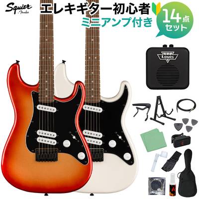 Squier by Fender Contemporary Stratocaster Special HT Laurel Fingerboard Black Pickguard エレキギター初心者14点セット【ミニアンプ付き】 ストラトキャスター スクワイヤー / スクワイア 