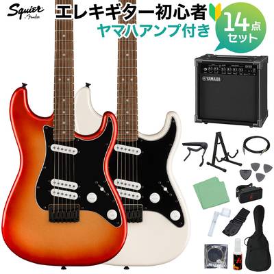 Squier by Fender Contemporary Stratocaster Special HT Laurel Fingerboard Black Pickguard エレキギター初心者14点セット【ヤマハアンプ付き】 ストラトキャスター スクワイヤー / スクワイア 