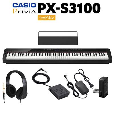 CASIO PX-S3100 電子ピアノ 88鍵盤 ヘッドホンセット カシオ PXS3100 Privia プリヴィア