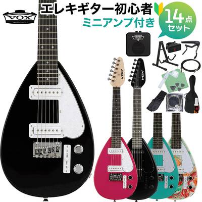 VOX MK3 MINI エレキギター初心者14点セット 【ミニアンプ付き】 ミニギター トラベルギター ショートスケール ティアドロップ型 ボックス 