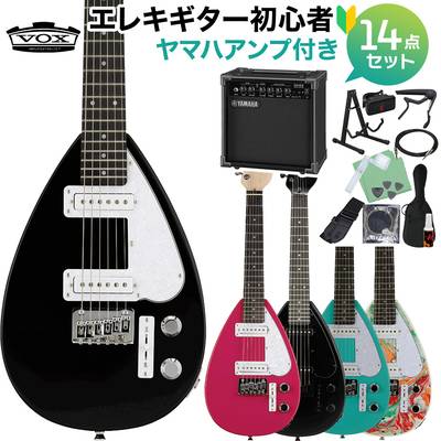 VOX MK3 MINI エレキギター初心者14点セット 【ヤマハアンプ付き】 ミニギター トラベルギター ショートスケール ティアドロップ型 ボックス 