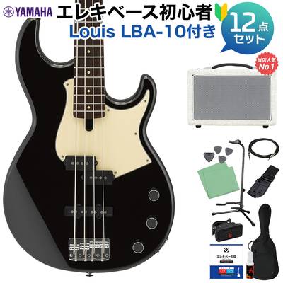 YAMAHA BB434 BL (ブラック) ベース 初心者12点セット 【島村楽器で一番売れてるベースアンプ付】 ヤマハ BB400シリーズ Black